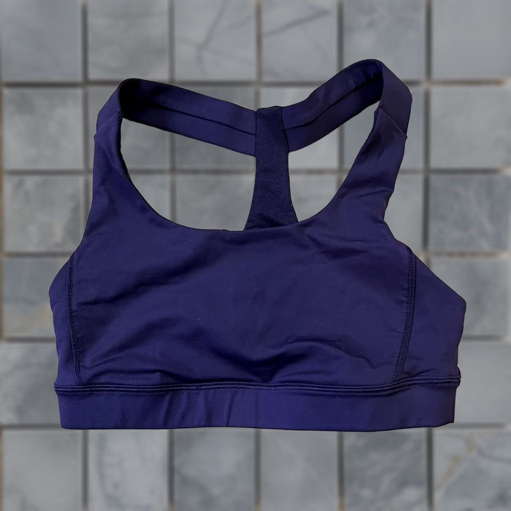 Lululemon Lululemon Sports Bra Sz 2 Purple Y back Z40416 Thick Strap Plum XS XS Size ONE SIZE - 1 Thumbnail