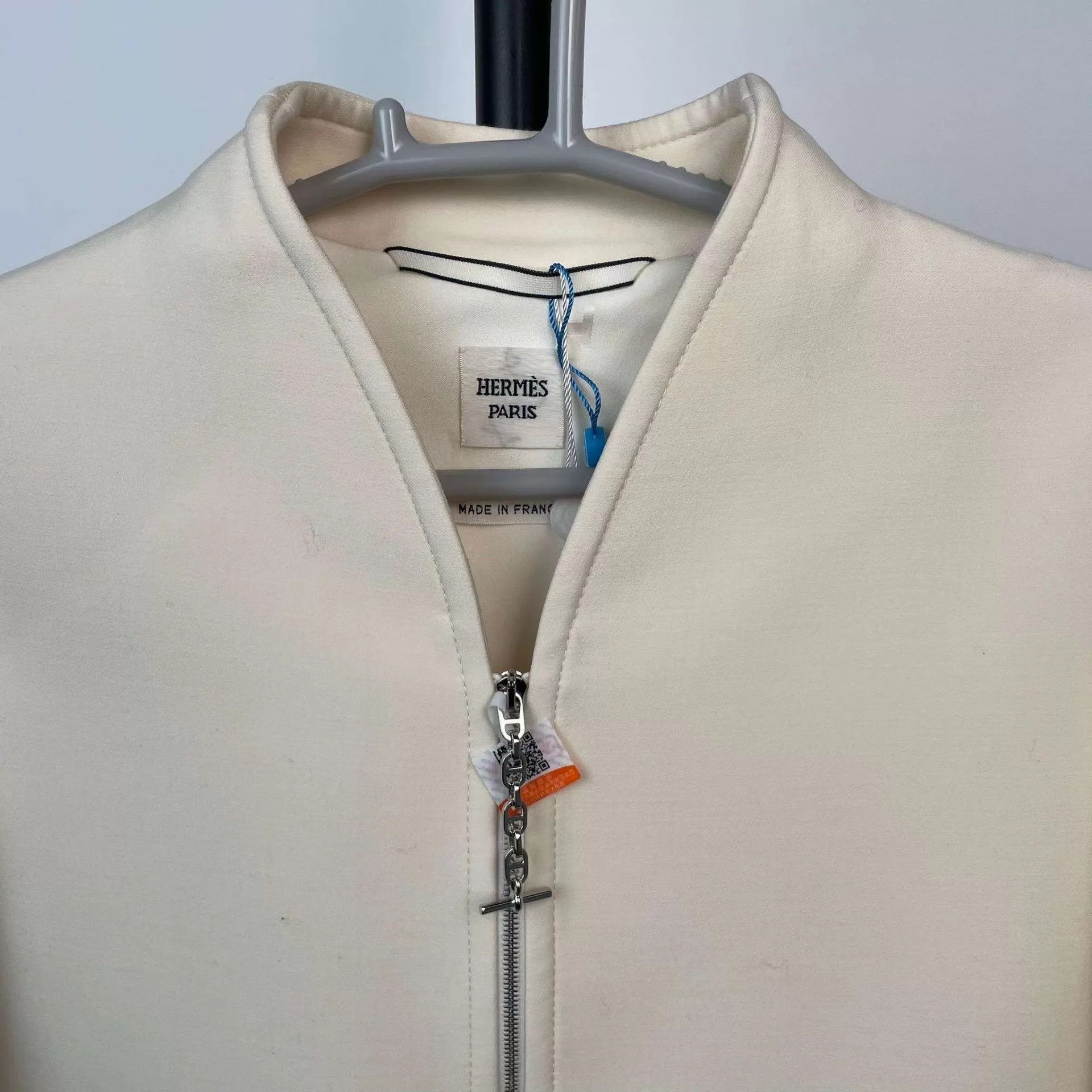 Hermes Hermès 97 New White Wool Blazer 34 Size XS / US 0-2 / IT 36-38 - 7 Thumbnail
