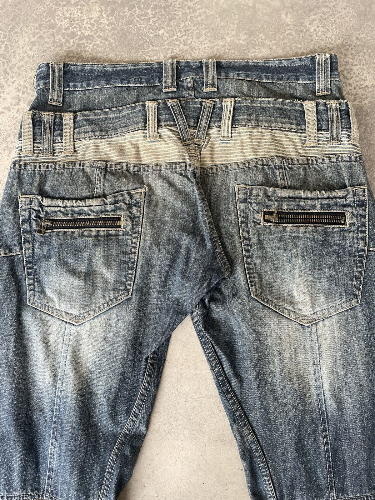If Six Was Nine Vintage Dominate Double Waist Rusty Denim Size US 34 / EU 50 - 5 Thumbnail