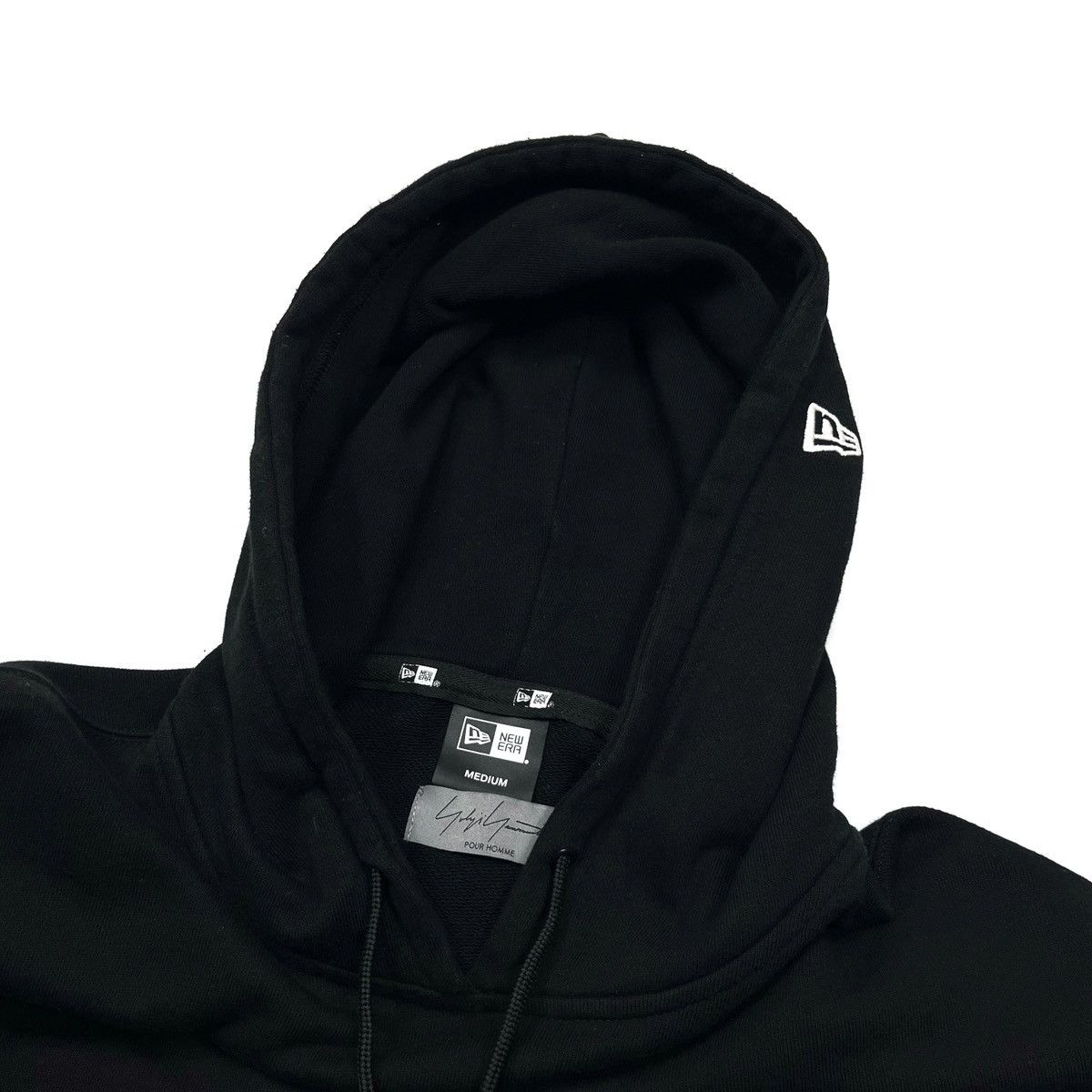New Era × Yohji Yamamoto Yohji Yamamoto Pour Homme × NEW ERA NO FUTURE Logo Hoodie Size US L / EU 52-54 / 3 - 5 Thumbnail