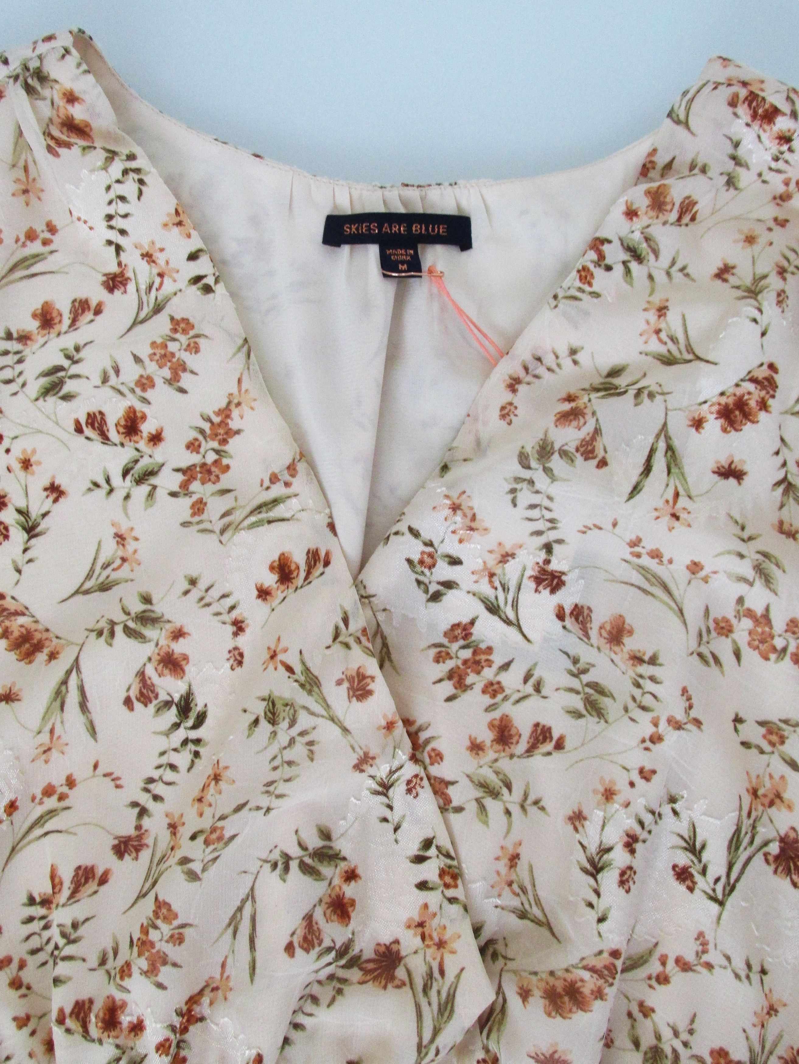 Other Skies Are Blue (NWT) A-Line Chiffon Dress Size Medium Size M / US 6-8 / IT 42-44 - 3 Thumbnail