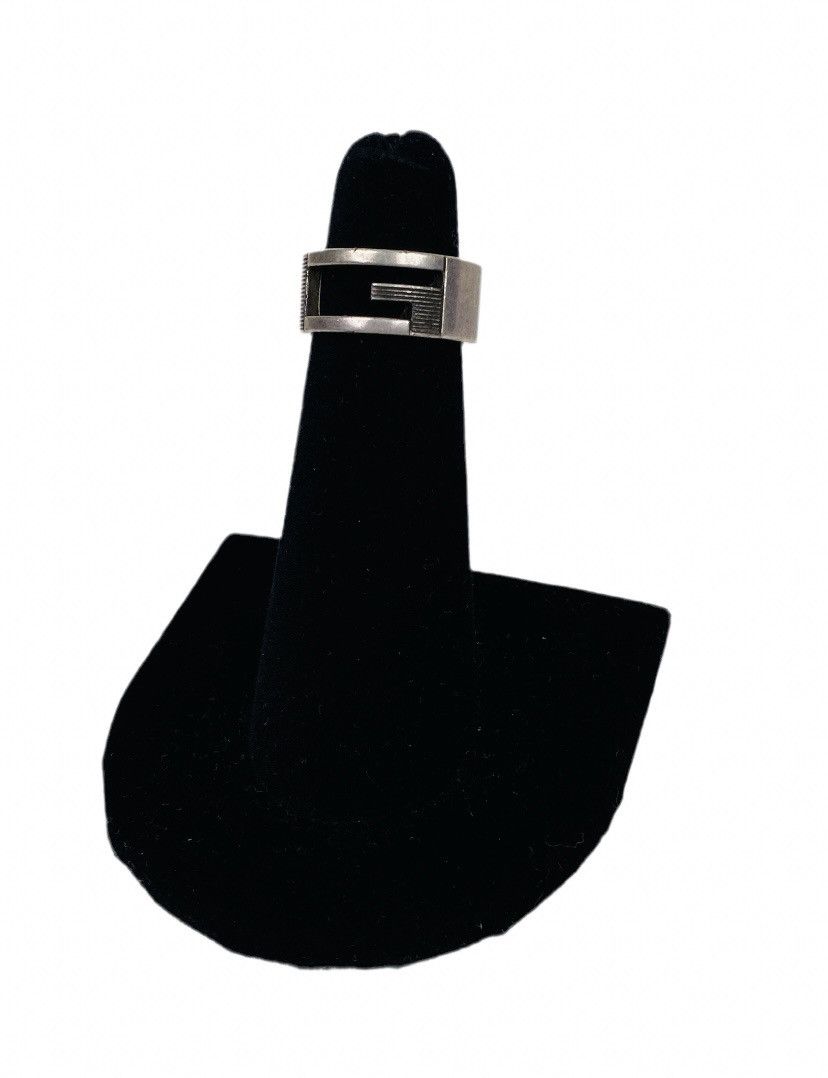 Gucci Gucci .925 Silver G Ring IT 7 Size ONE SIZE - 1 Thumbnail