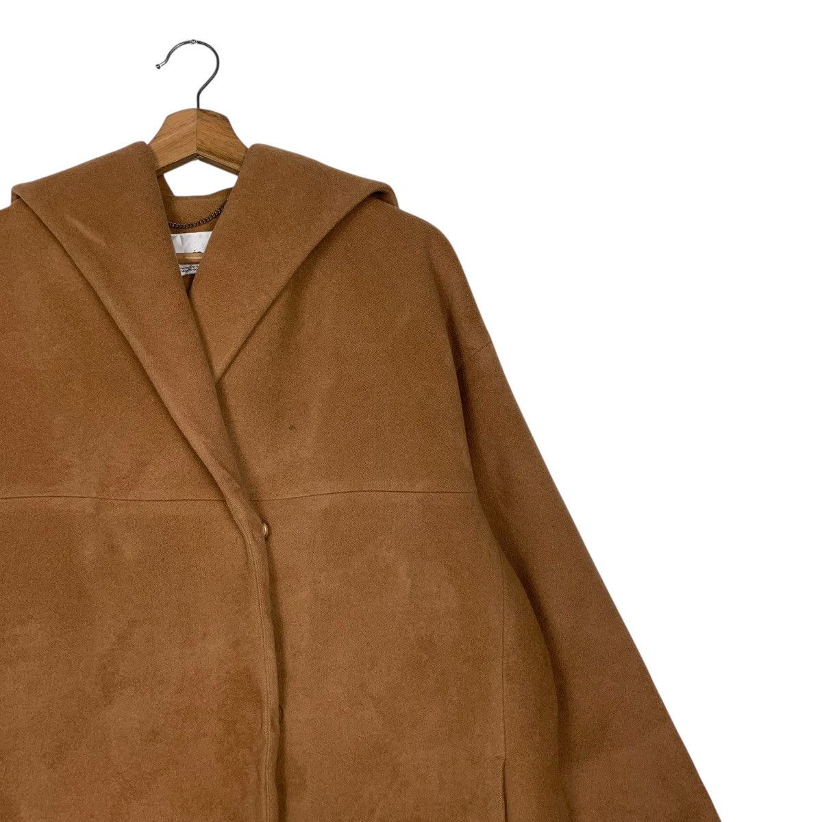 Japanese Brand Ined Inspired By Yohji Yamamoto Wool Hooded Overcoat Size M / US 6-8 / IT 42-44 - 6 Thumbnail