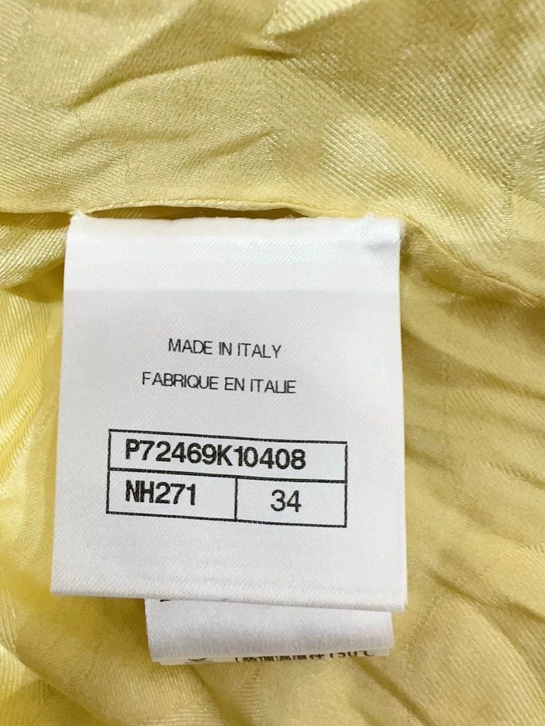 Chanel Chanel 22p chick yellow jacket 2503-Nextarrow Size XXS / US 00 / IT 34 - 5 Thumbnail