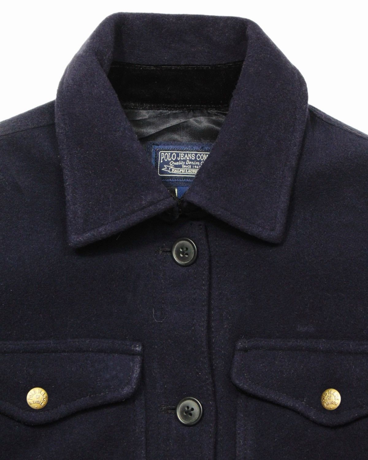 Polo Ralph Lauren 90s POLO RALPH LAUREN WOOL UTITLITY JACKET Size US S / EU 44-46 / 1 - 3 Thumbnail