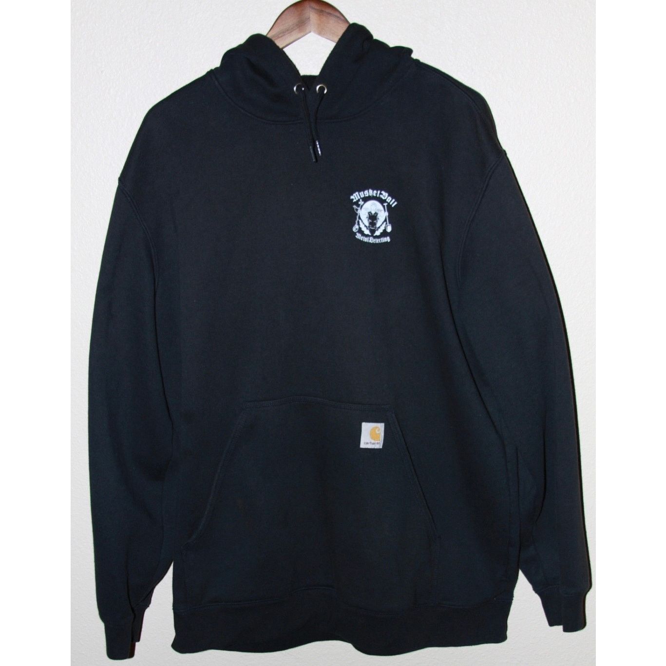 Carhartt 🔥 Carhartt XL Loose Fit Black Hoodie —Graphic 🖤 Size US XL / EU 56 / 4 - 1 Thumbnail