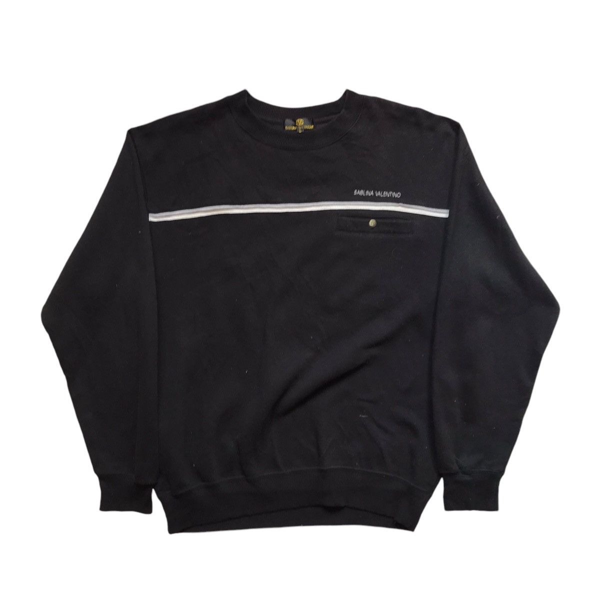 Japanese Brand × Valentino × Vintage Vintage Sablina Valentino Single Pocket Crewneck Size US L / EU 52-54 / 3 - 2 Thumbnail
