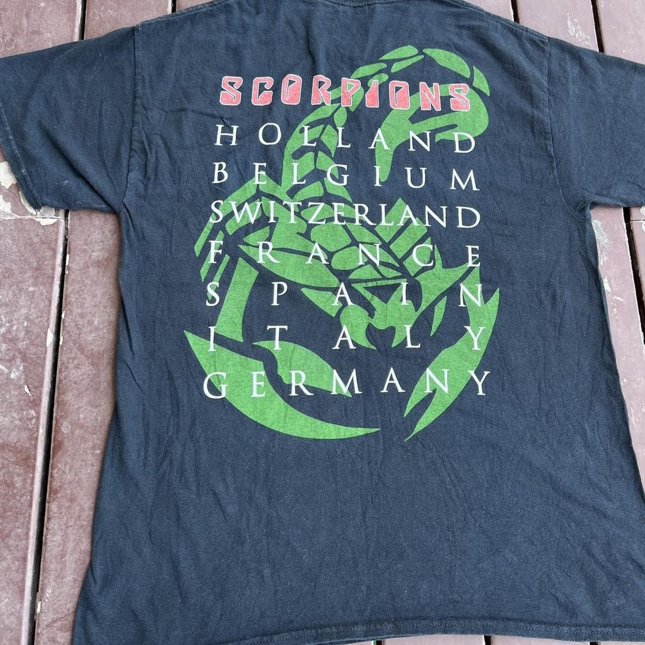 Vintage Vintage Scorpions T-shirt Size US L / EU 52-54 / 3 - 8 Thumbnail
