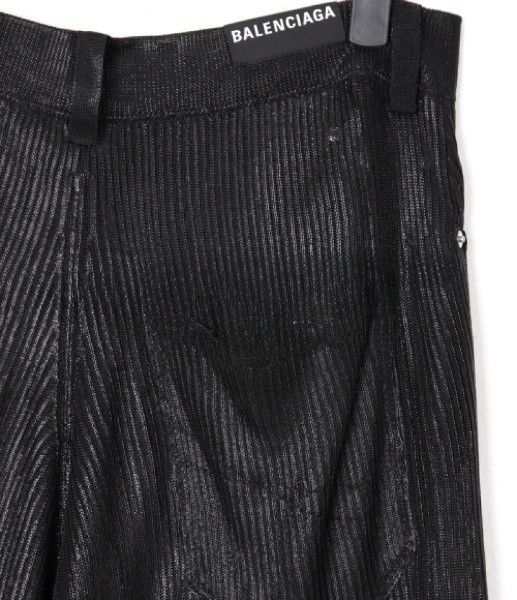 Balenciaga o1la1rc1a1024 Transparent Pants in Black Size 26" / US 2 / IT 38 - 6 Thumbnail