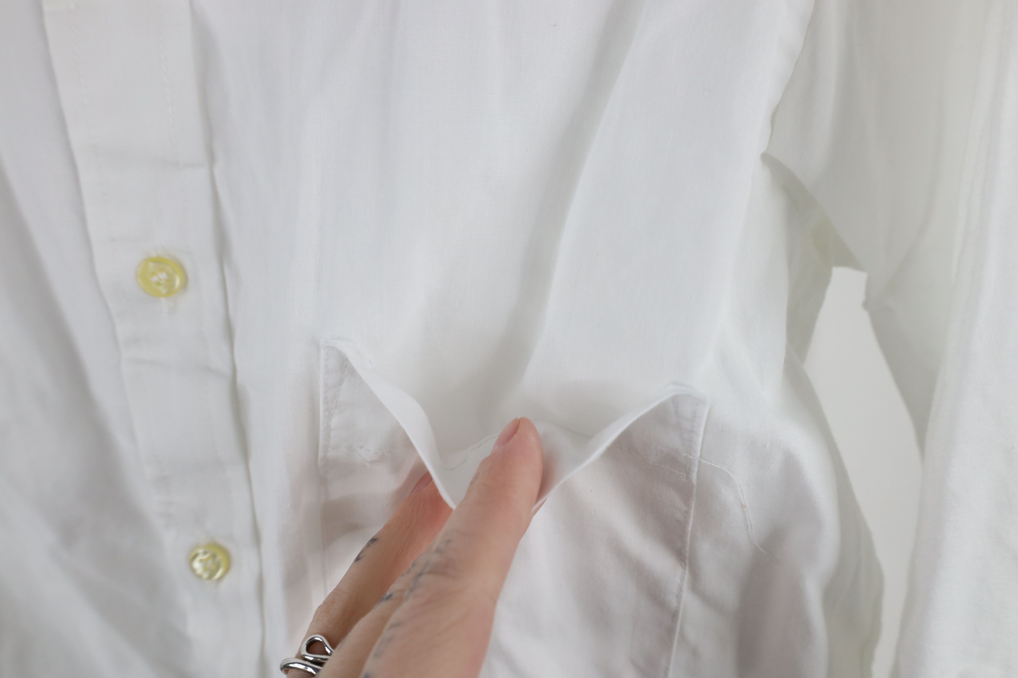 Vintage Vintage 70s Streetwear Sanforized Collared Button Shirt Size US S / EU 44-46 / 1 - 9 Thumbnail