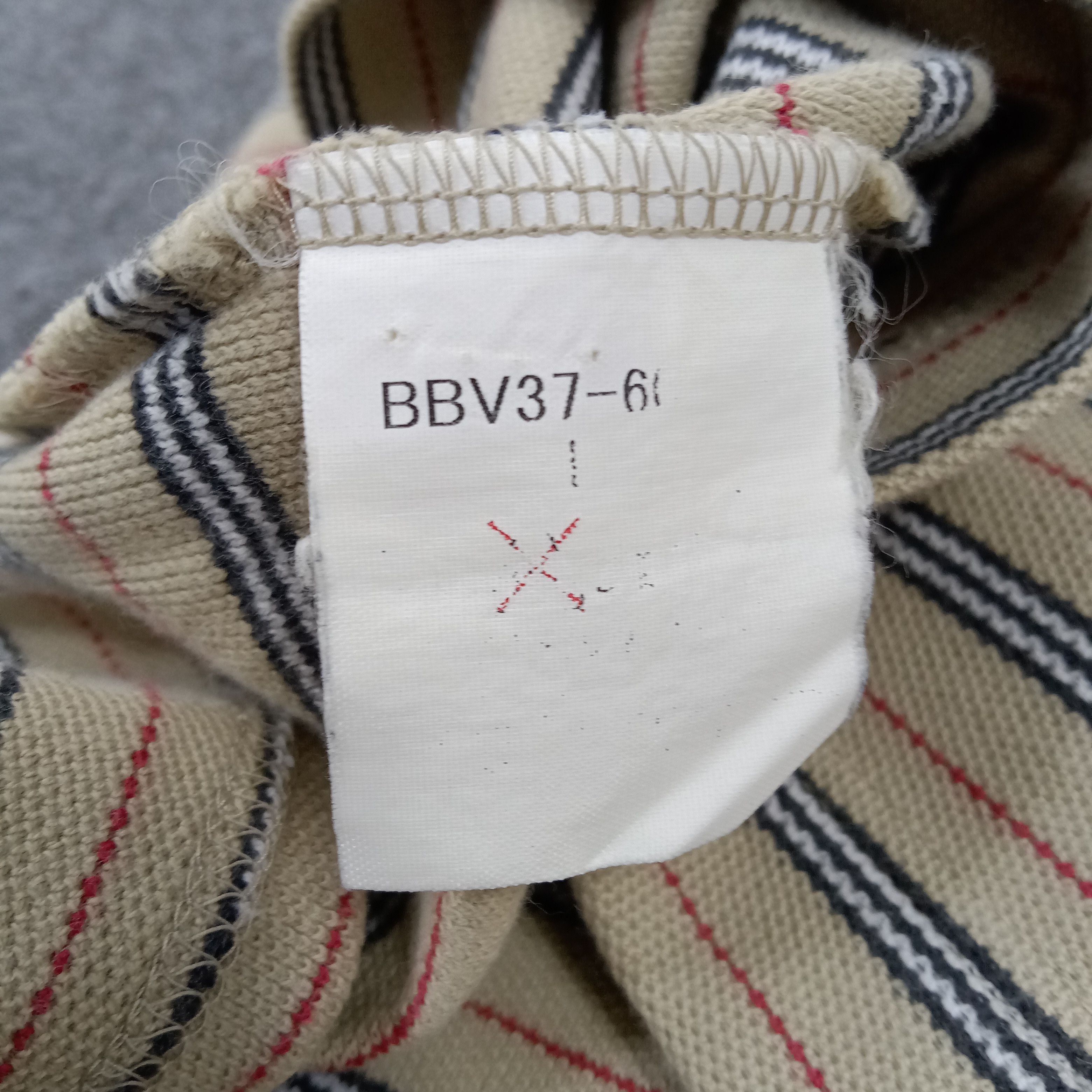 Burberry × Vintage Burberry London Striped Tshirt Size US L / EU 52-54 / 3 - 5 Thumbnail