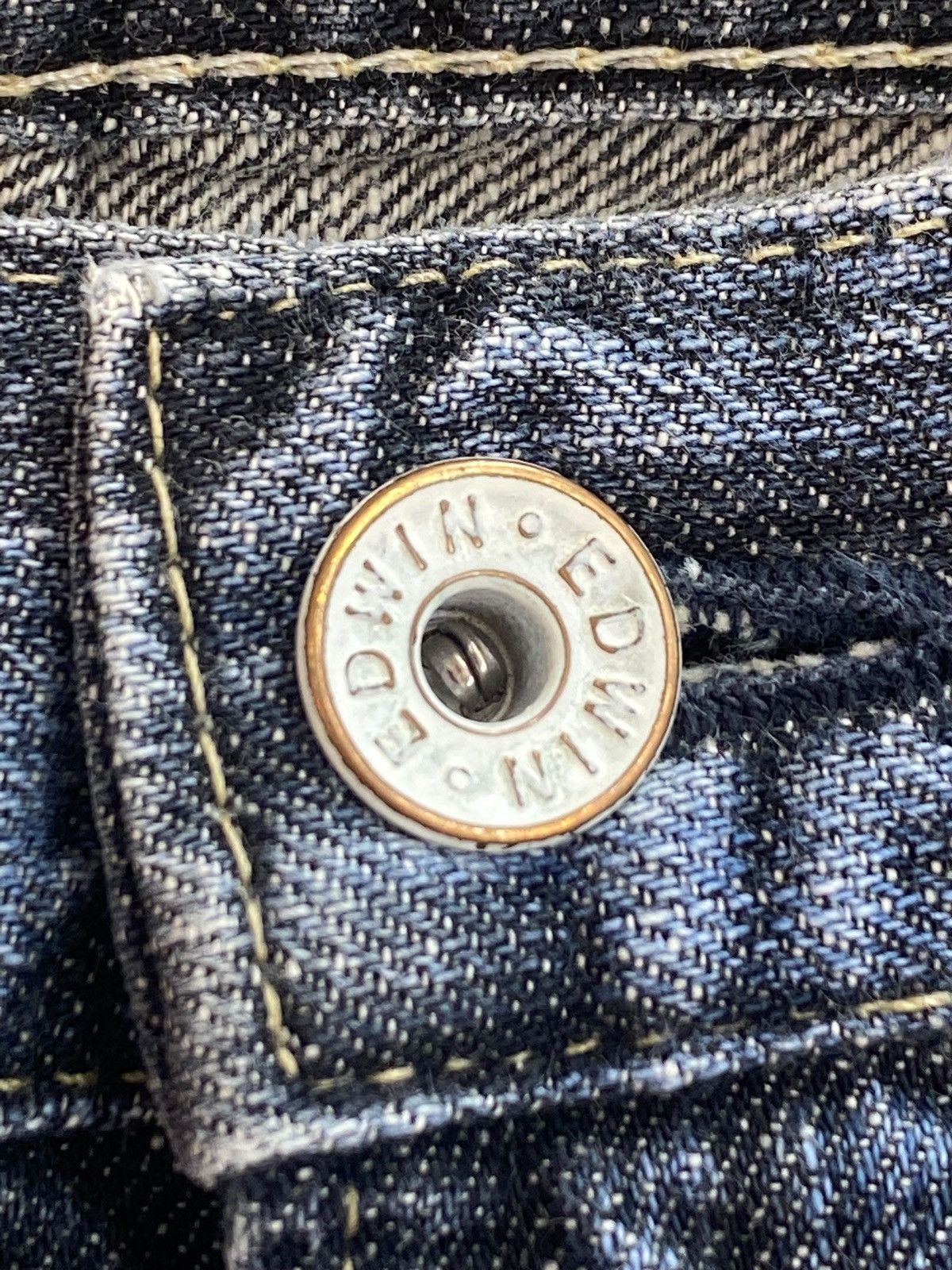 Edwin Edwin Vintage Faded Acid Blue Wash Style Straight Jeans Size US 44 / EU 60 - 13 Thumbnail