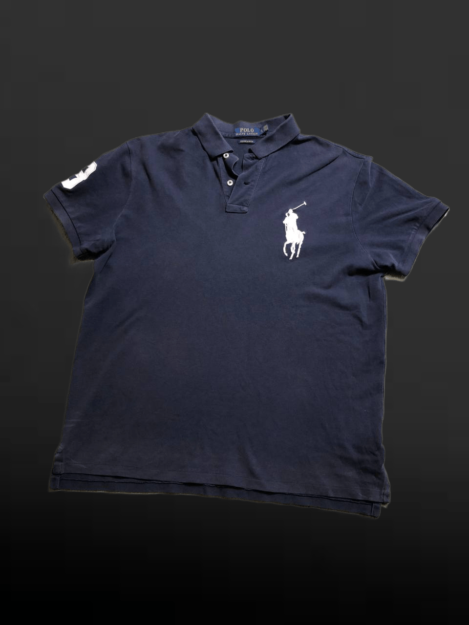 Polo Ralph Lauren Polo Ralph Lauren #3 Navy Blue Washed POLO Size US L / EU 52-54 / 3 - 1 Thumbnail
