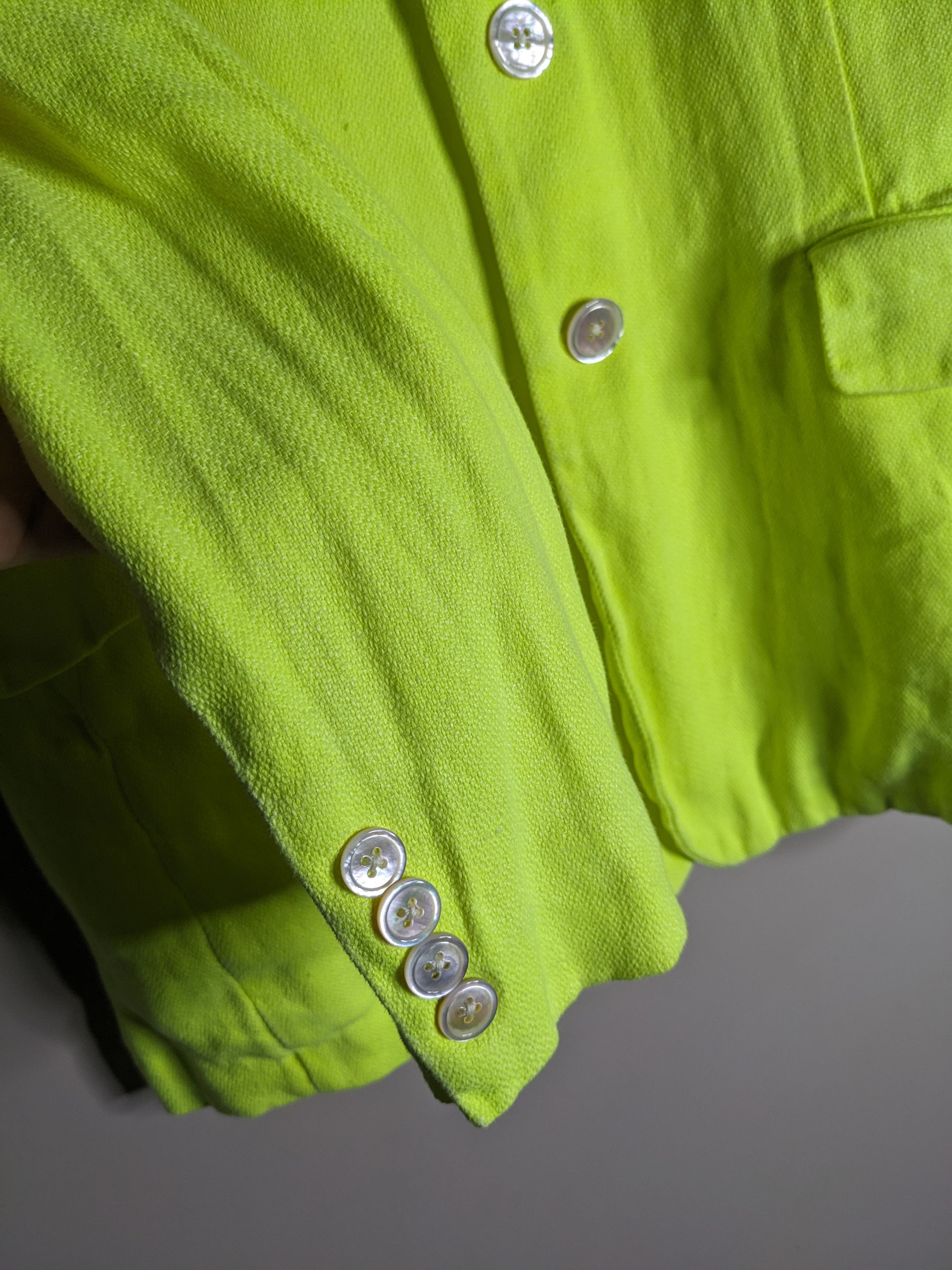 Polo Ralph Lauren Polo Ralph Lauren Linen Blazer Jacket Size 8 Chartreuse Size M / US 6-8 / IT 42-44 - 8 Thumbnail