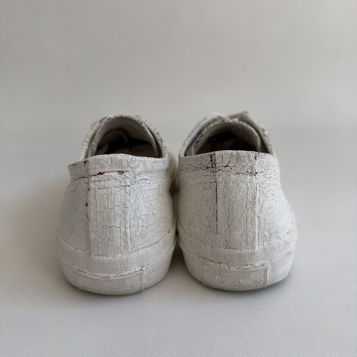 Converse × Maison Margiela S/S 14 White Painted Converse Sneakers Size US 7.5 / IT 37.5 - 18 Thumbnail