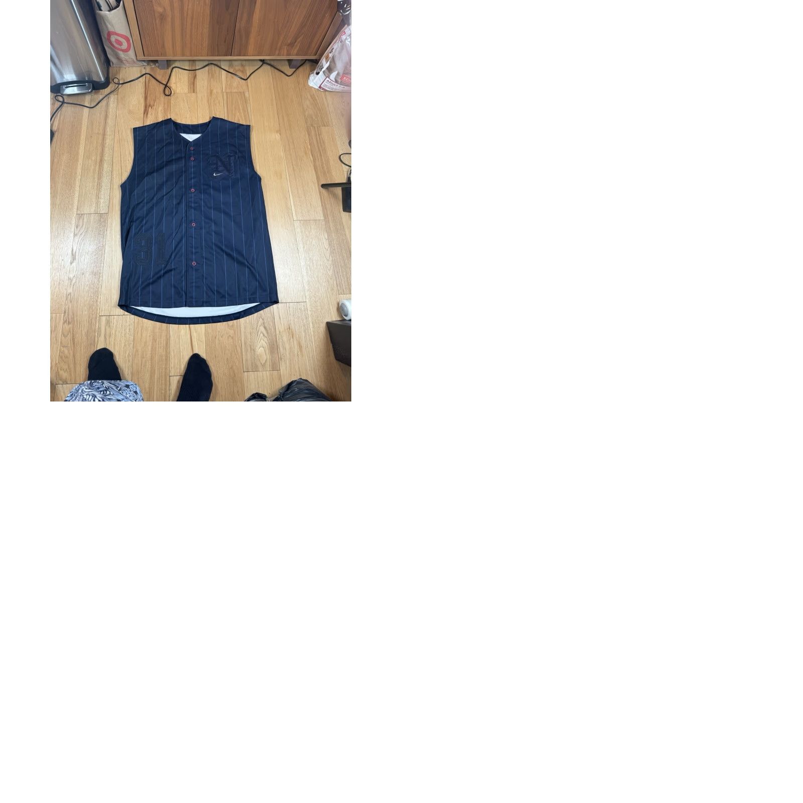 Fubu VINTAGE FUBU Baseball Jersey Men L Blue Button Sports 05 Y2K Size US L / EU 52-54 / 3 - 10 Thumbnail
