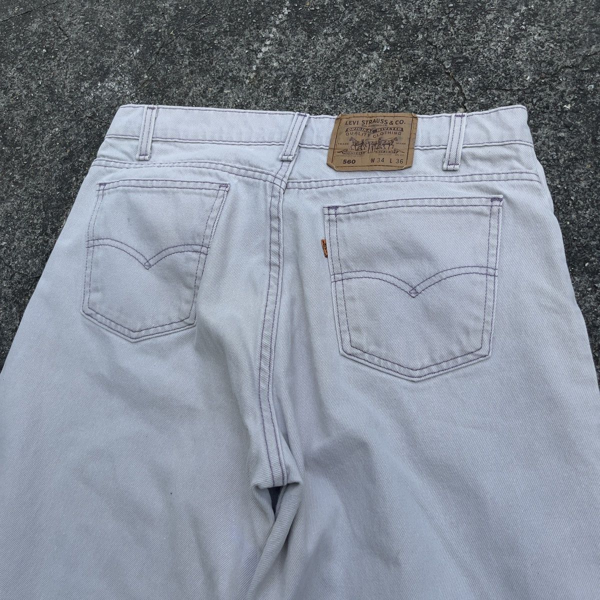 Levi's × Levi's Made & Crafted × Levi's Vintage Clothing Vintage Levis 560 Orange Tab 515 Button Jeans Size US 34 / EU 50 - 6 Thumbnail
