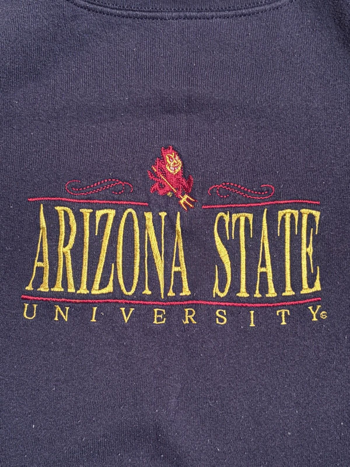 Other Vintage ASU Blue Crewneck Size US L / EU 52-54 / 3 - 3 Thumbnail