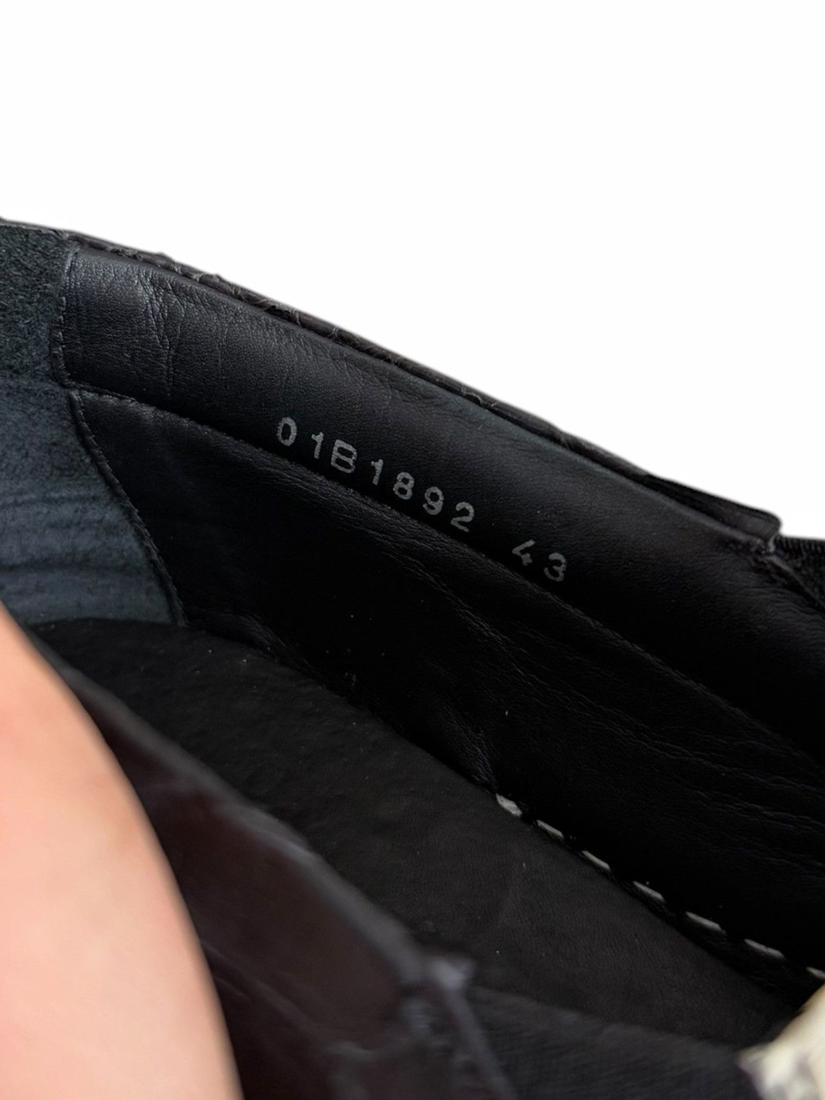 Rick Owens × Rick Owens Drkshdw RARE Black White Python Snakeskin Ramones Size US 10 / EU 43 - 8 Thumbnail