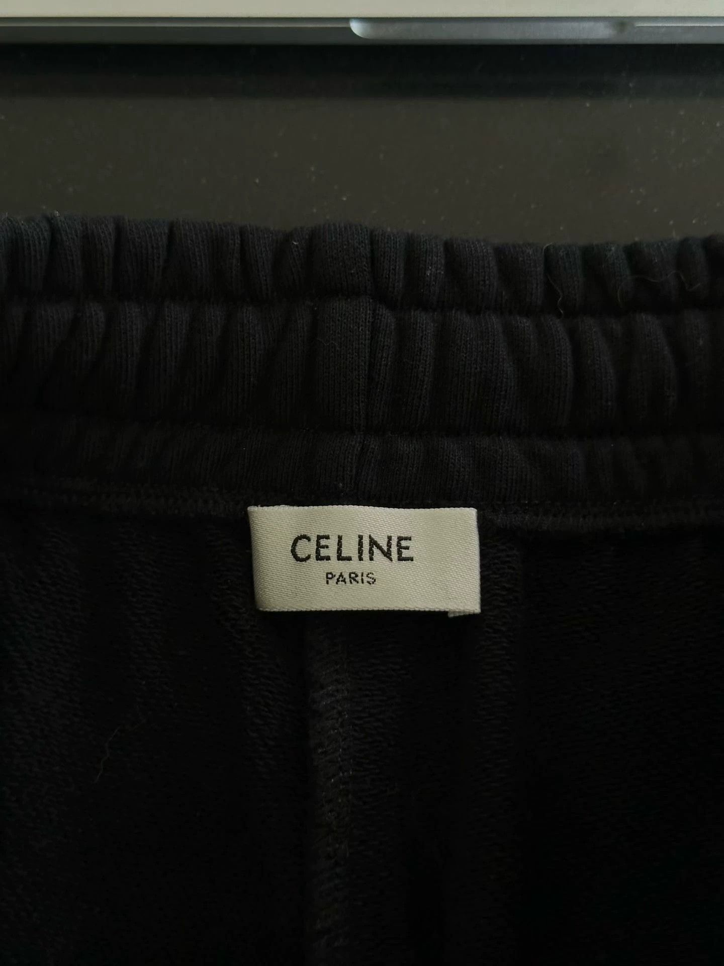 Celine CELINE Black Large Logo Sweatpants L Size 28" / US 6 / IT 42 - 3 Thumbnail