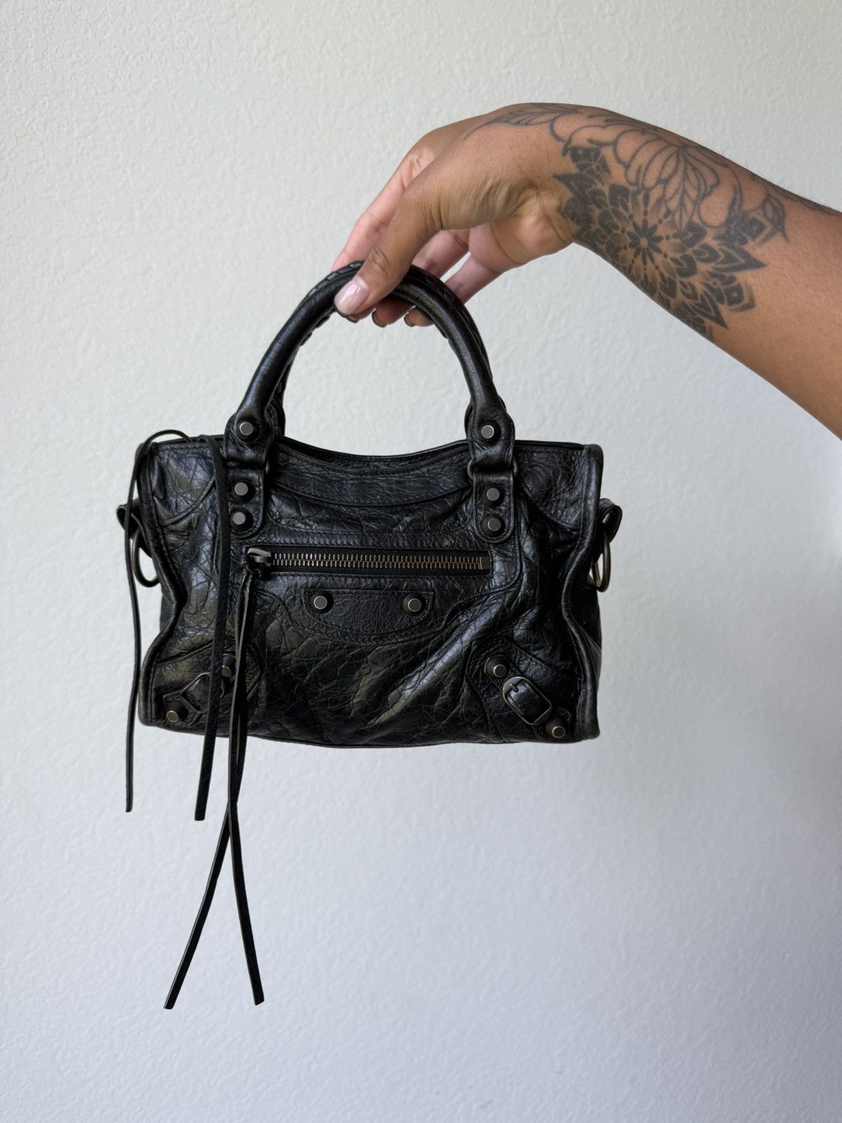 Balenciaga Arena Storico Classic Hardware Le City Mini Black Size ONE SIZE - 1 Thumbnail