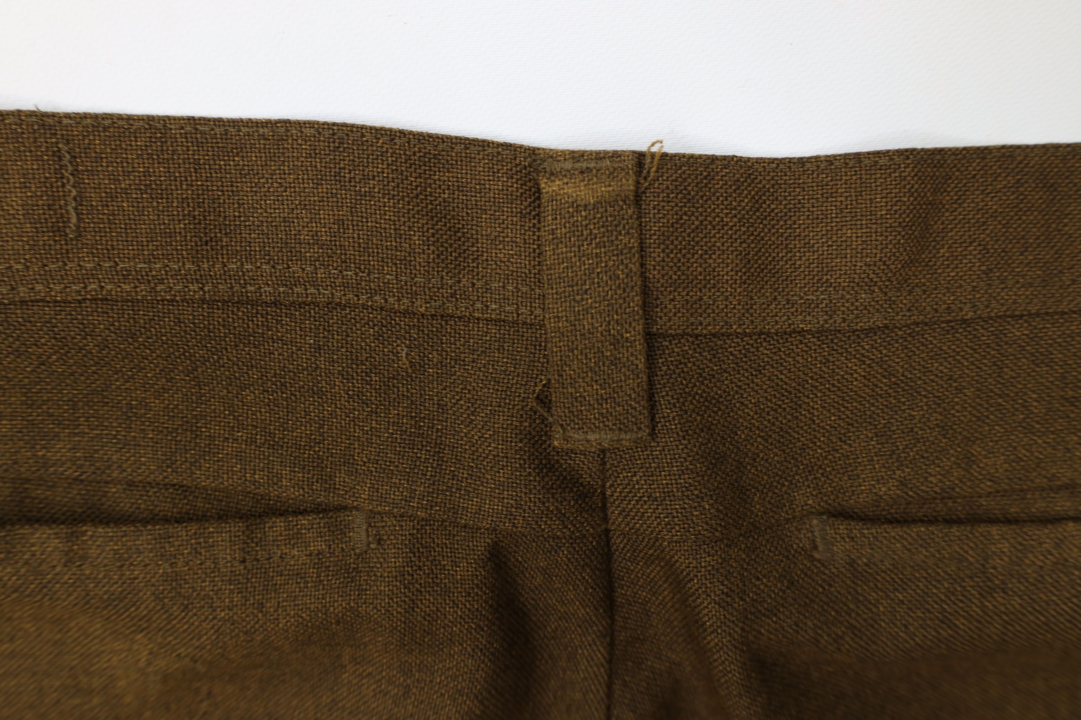 Vintage Vintage 70s Streetwear Burlap Knit Wide Leg Pants Brown USA Size US 32 / EU 48 - 11 Thumbnail