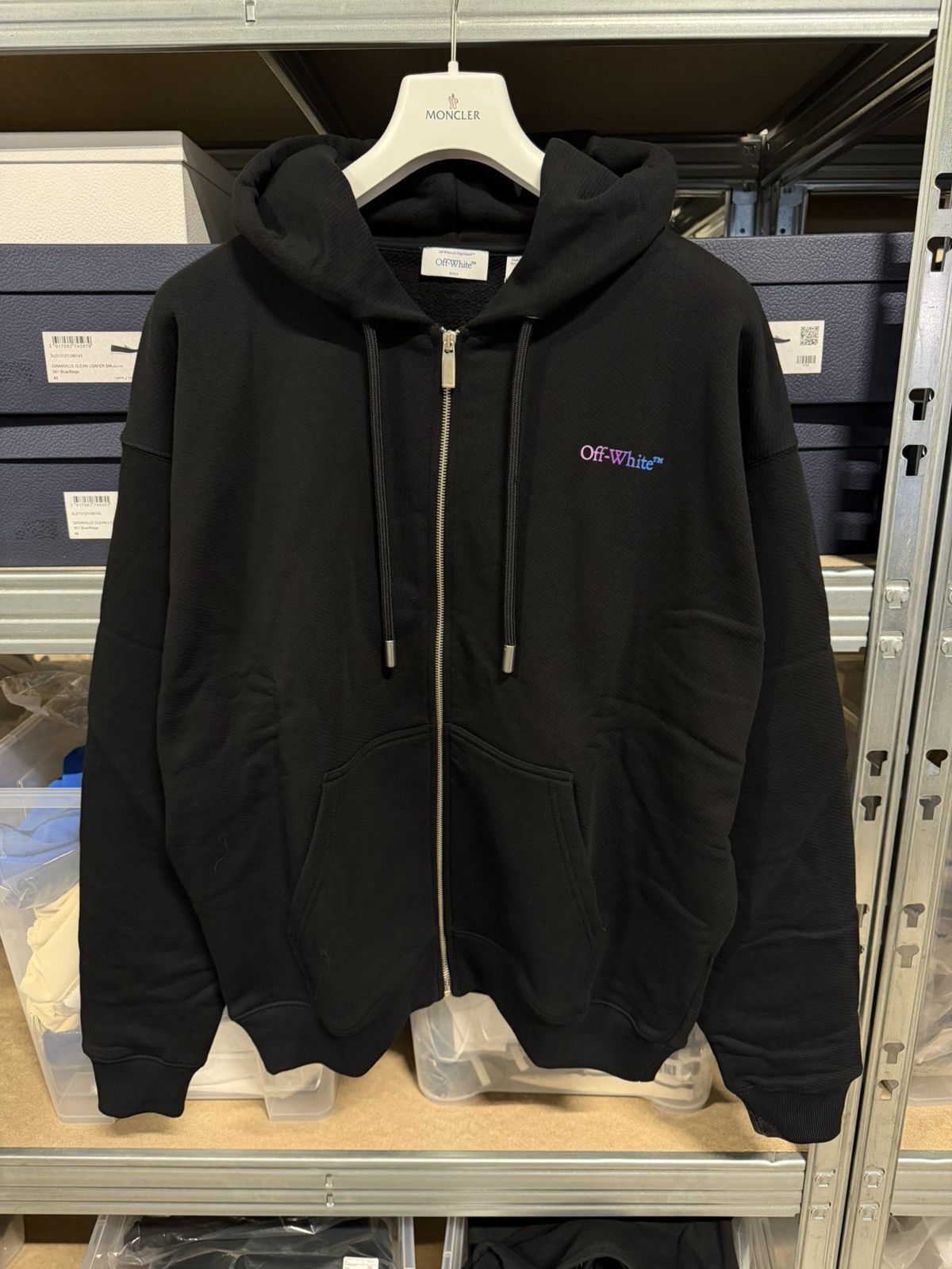 Off-White Off-White Gradient Arrow Zip Hoodie NEW 900$ Size US XL / EU 56 / 4 - 2 Thumbnail