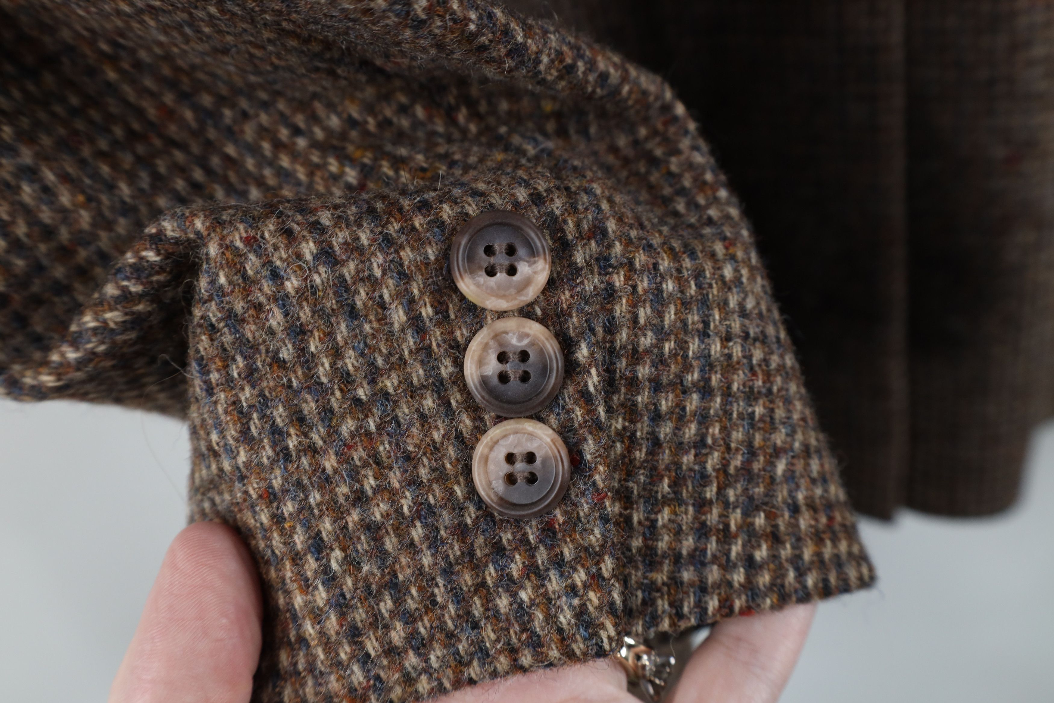 Vintage Vintage 70s Streetwear Tweed Suit Coat Blazer Jacket USA Size US L / EU 52-54 / 3 - 13 Thumbnail