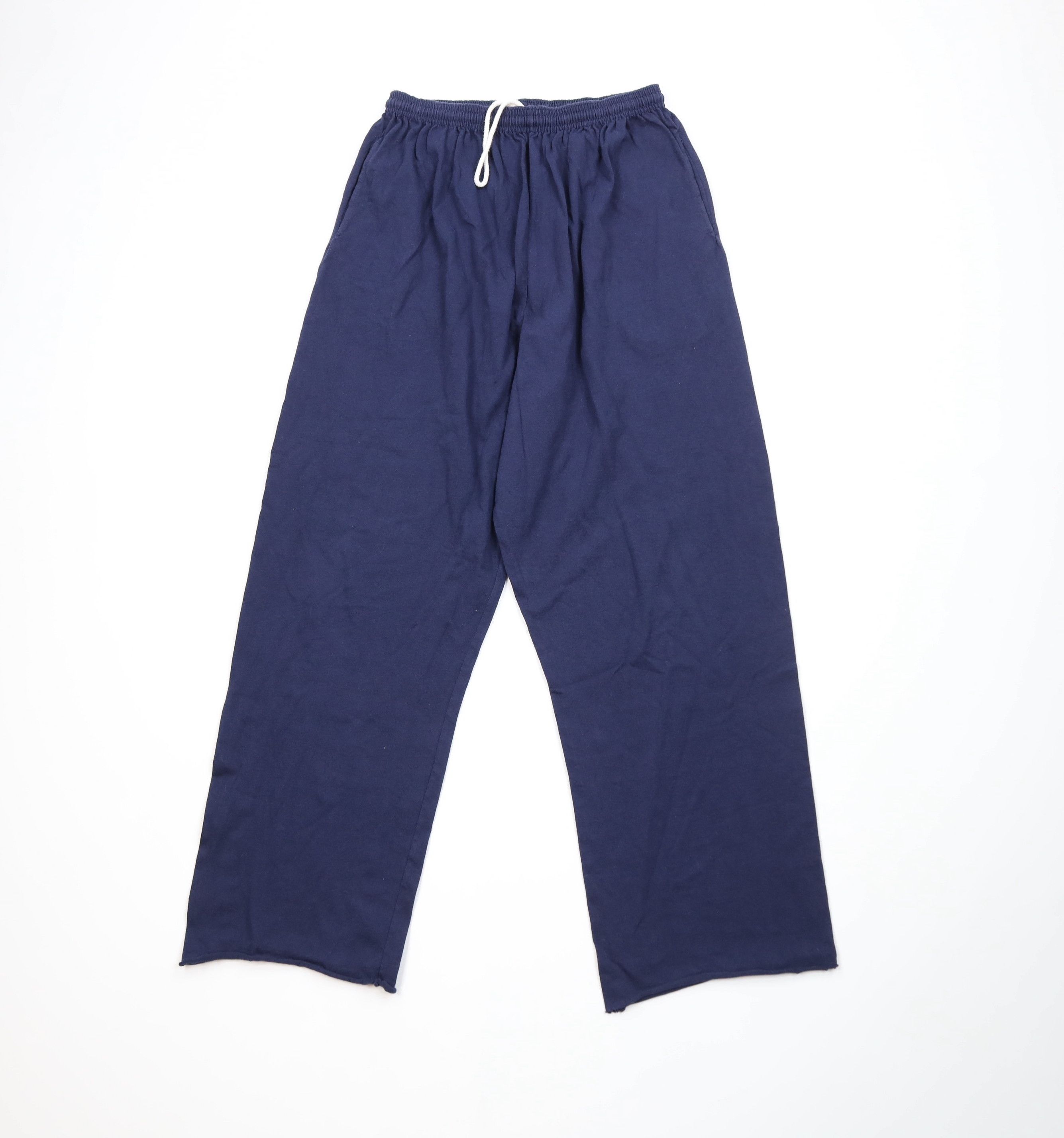 Russell Athletic Vintage 90s Y2K Russell Athletic Wide Leg Pants Blue Cotton Size US 36 / EU 52 - 1 Thumbnail