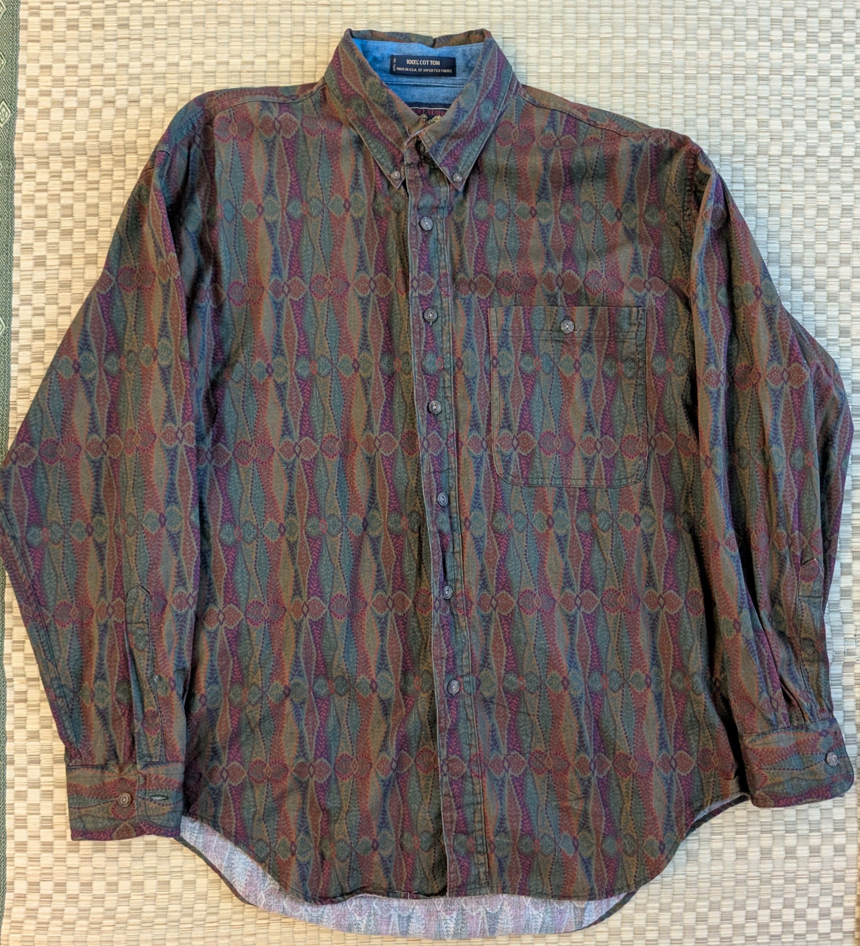 Ralph Lauren VTG Ralph Lauren Chaps Button Up Shirt Cotton Made in USA Size US L / EU 52-54 / 3 - 1 Thumbnail