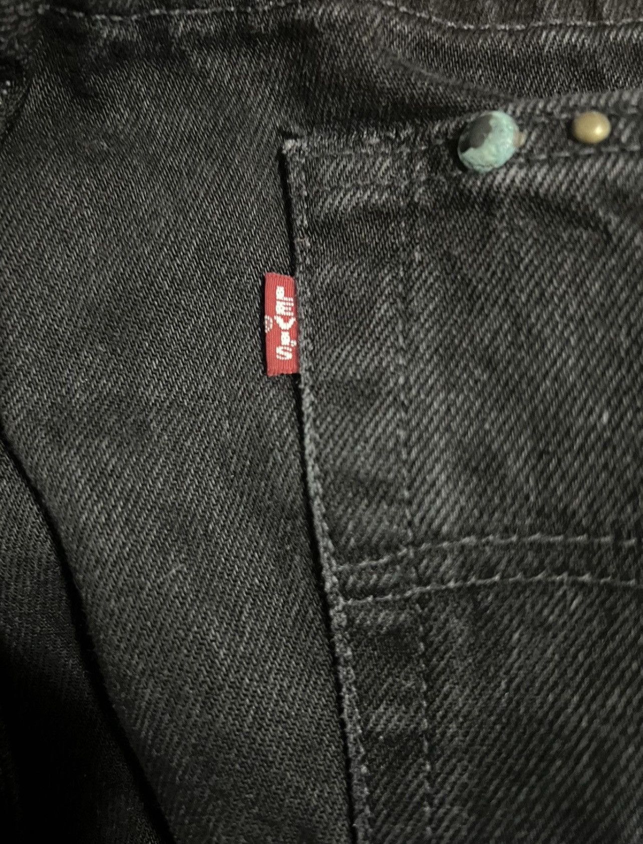DENIM TEARS × Levi's x Levi's 501 Cotton Rhinestone Wreath Jeans Black Size US 30 / EU 46 - 8 Thumbnail