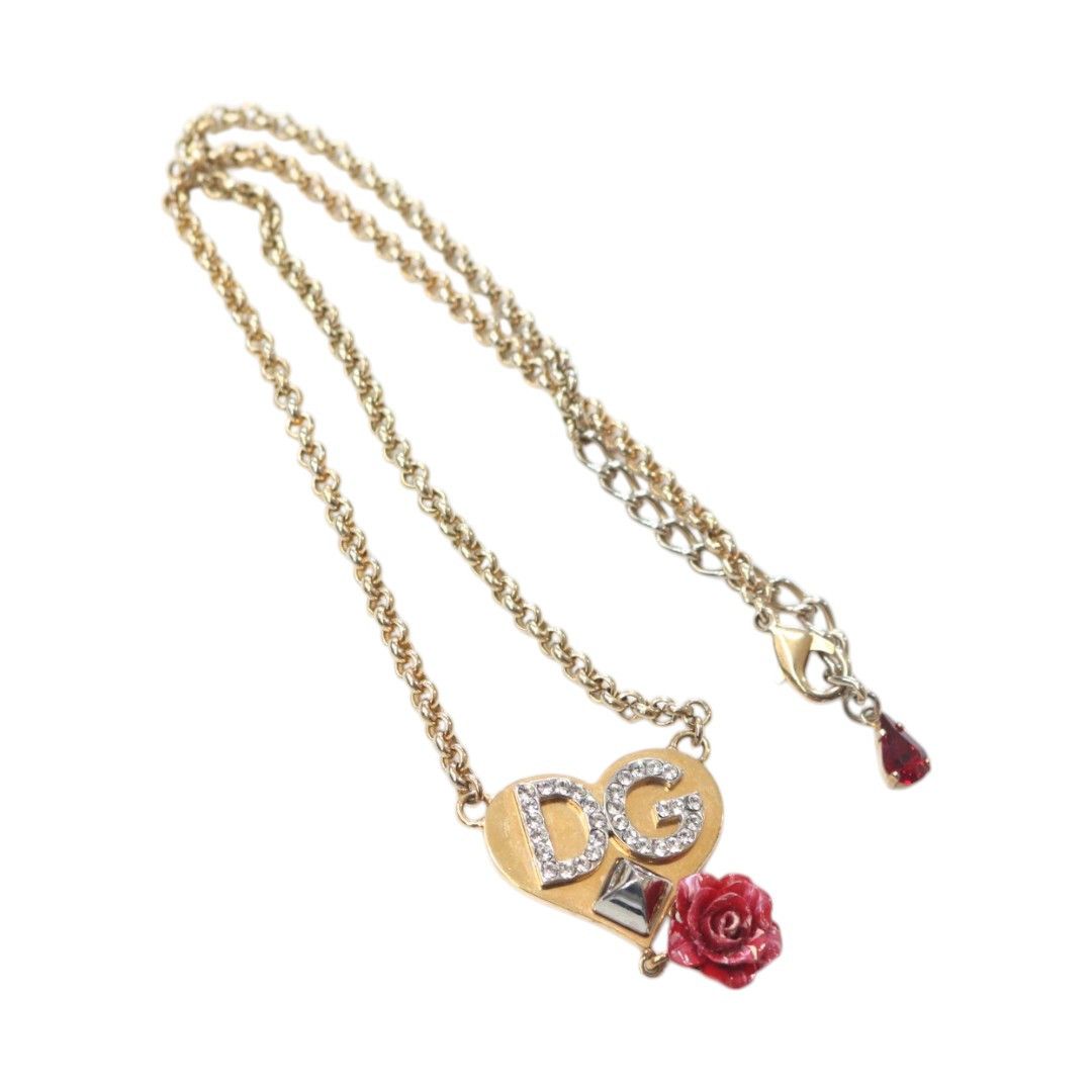 Dolce & Gabbana DOLCE & GABBANA Rose Pendant Necklace Size ONE SIZE - 1 Thumbnail