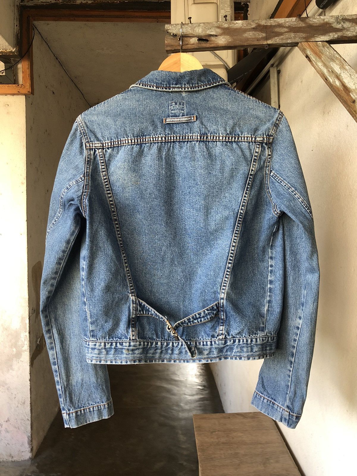 Jean Paul Gaultier Vintage 90s Jean Paul Gaultier Denim Trucker Jacket Size US M / EU 48-50 / 2 - 2 Thumbnail