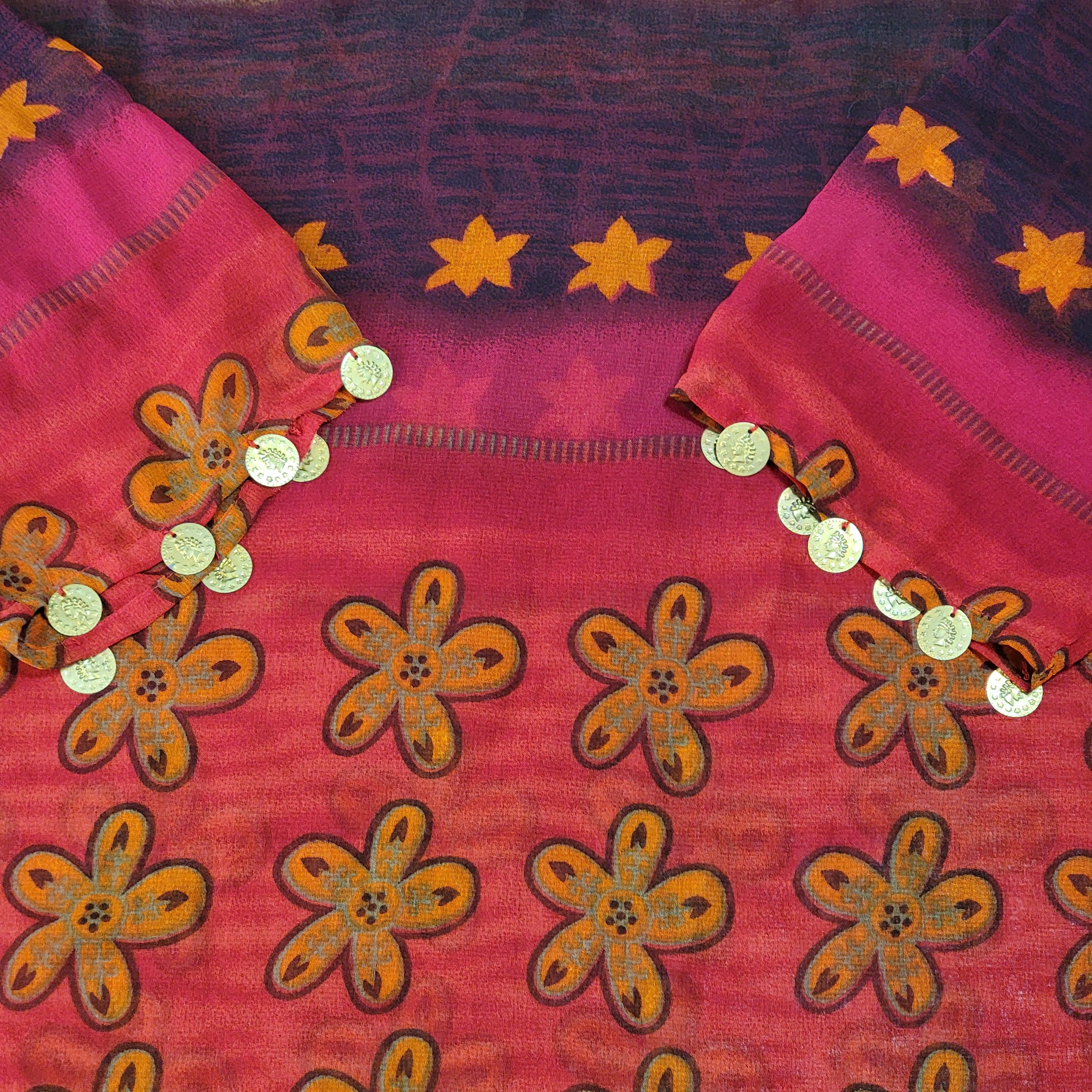 Other Maggie Barnes Cover-Up w/Dangles Red/Dark Red - Size 4XL NWT Size 4XL / US 24-26 - 5 Thumbnail