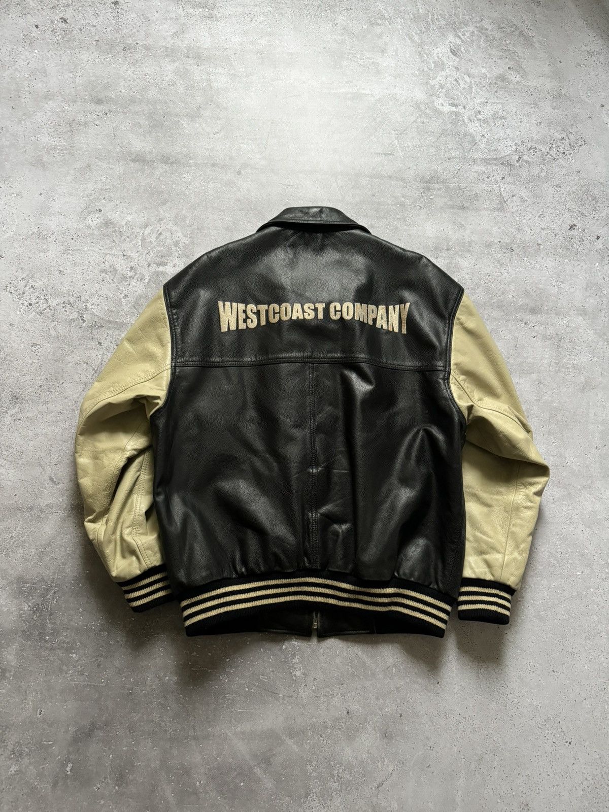 Vintage Vintage 90s West Coast Company Leather Jacket Size US L / EU 52-54 / 3 - 11 Thumbnail