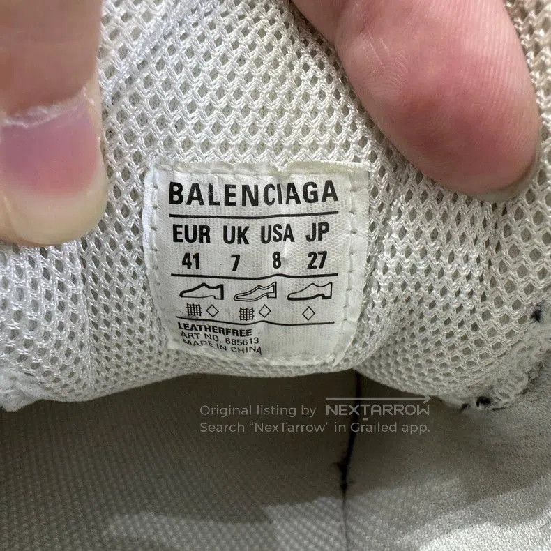 Balenciaga Balenciaga White Tire Sneakers. Size US 9.5 / EU 42-43 - 5 Thumbnail