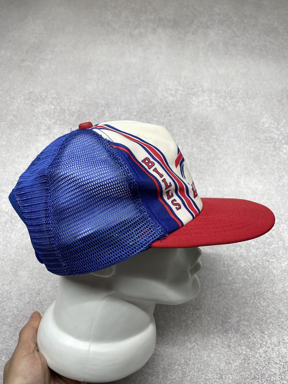 New Era Vintage New Era NFL Buffalo Bills Trucker Hat USA Dupont Y2K Size ONE SIZE - 4 Thumbnail