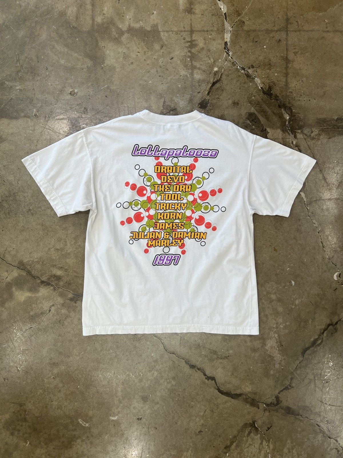 Band Tees Vintage 1997 Lollapalooza Orbital Korn Music Festival Tee XL Size US XL / EU 56 / 4 - 5 Thumbnail