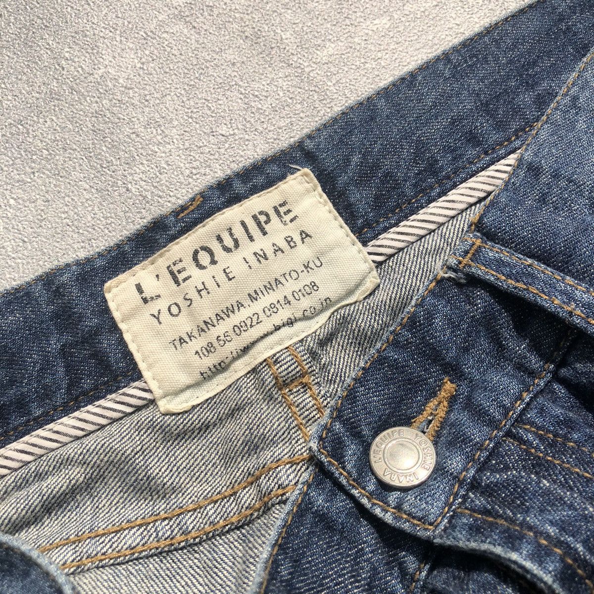 Designer × Japanese Brand × yoshie inaba L’Equipe Yoshie Inaba Blue Jean Size 33" - 6 Thumbnail