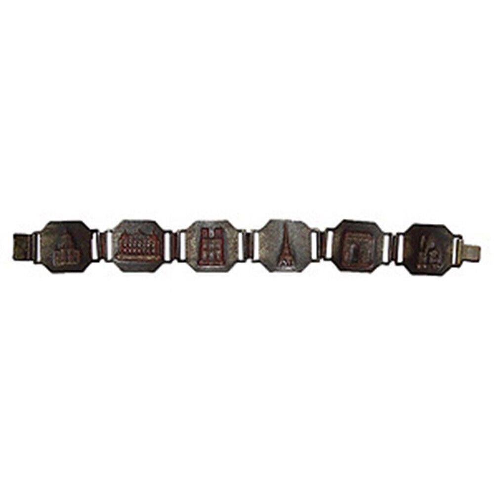 Designer French Souvenir Brass Bracelet Size ONE SIZE - 3 Thumbnail