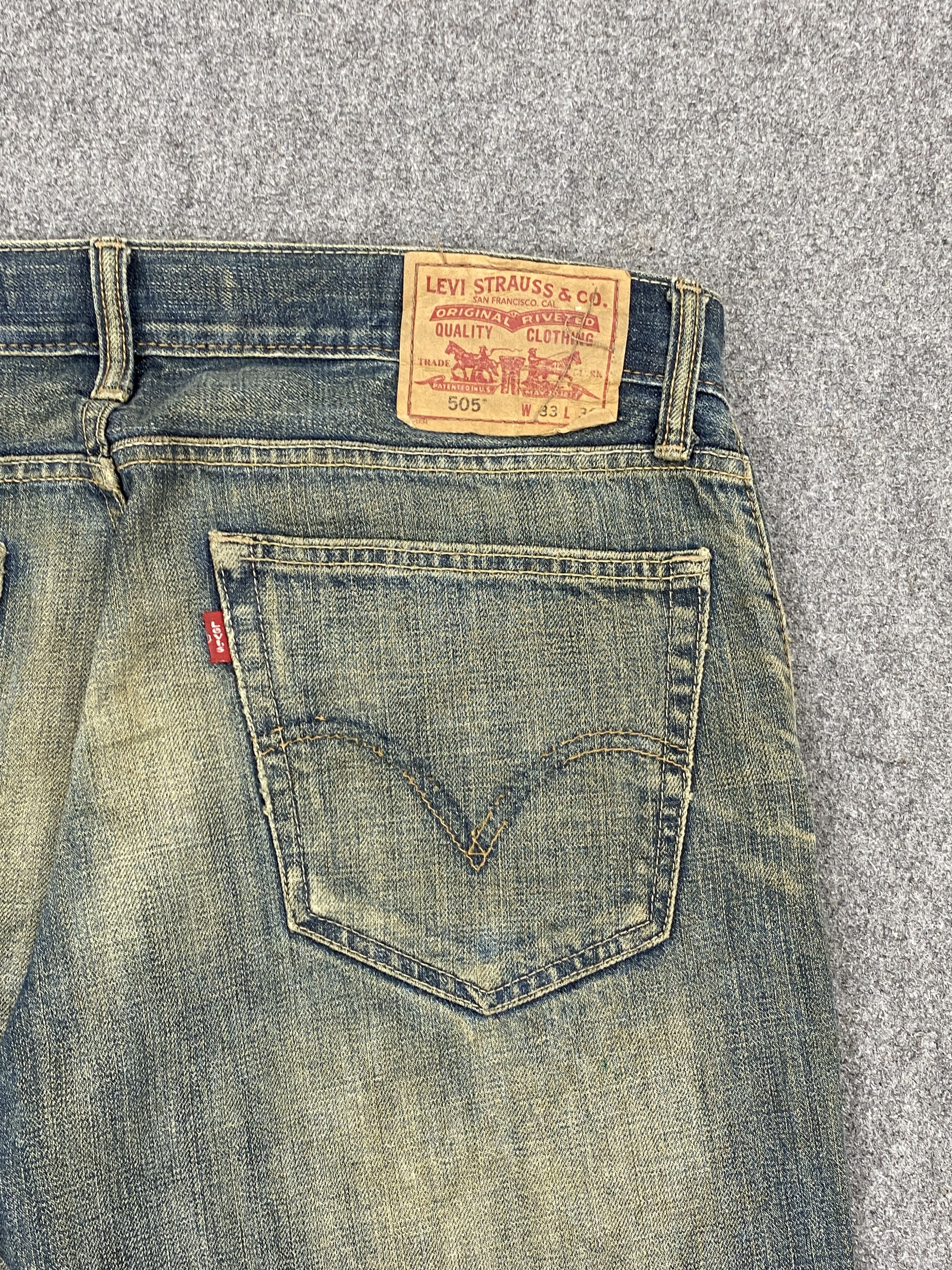 Levi's Vintage Levis 505 Rusty Jeans DP2335 Size US 34 / EU 50 - 15 Thumbnail