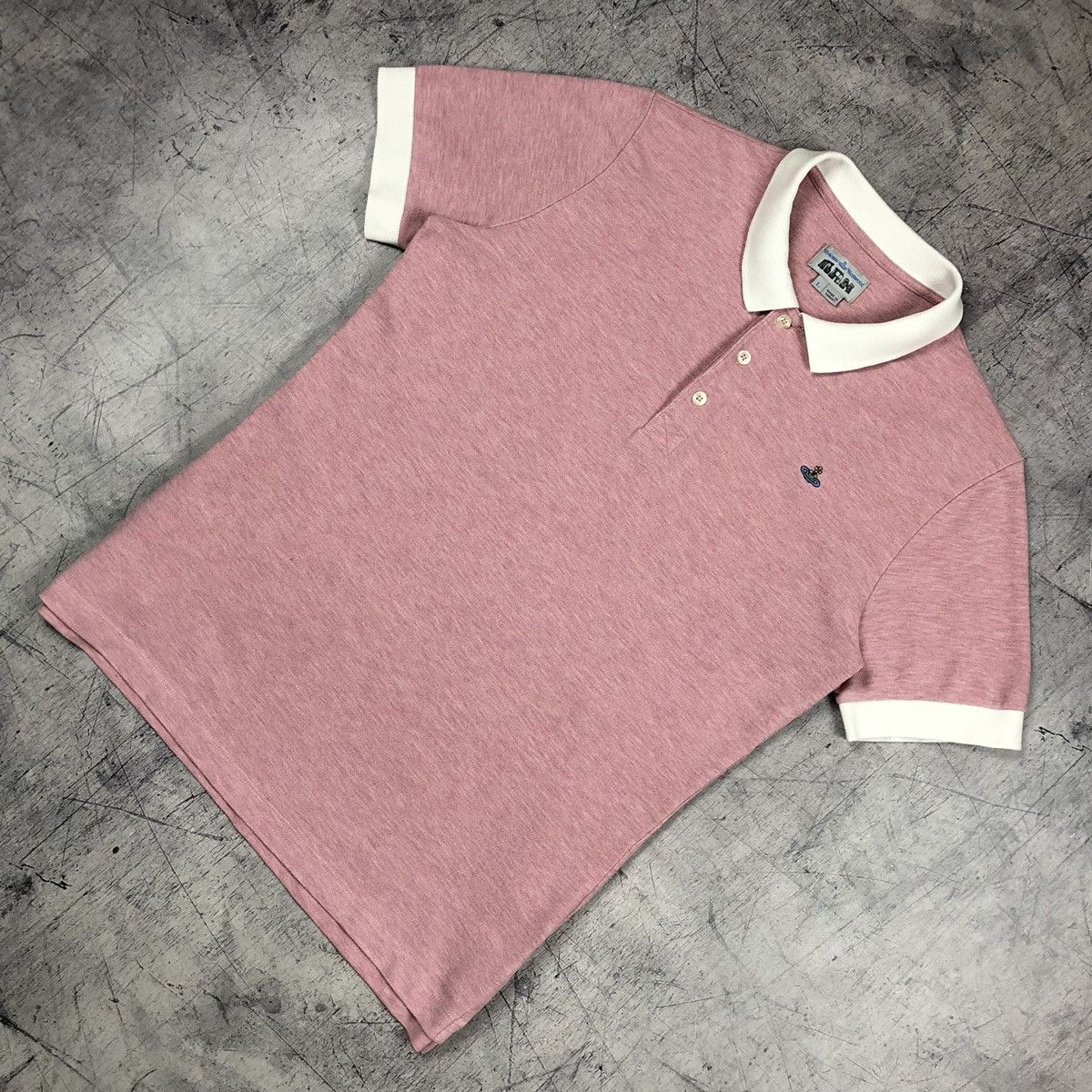 Designer × Vintage × Vivienne Westwood Vintage Vivienne Westwood Man Orb Crazy Polo y2k tee punk Size US L / EU 52-54 / 3 - 3 Thumbnail