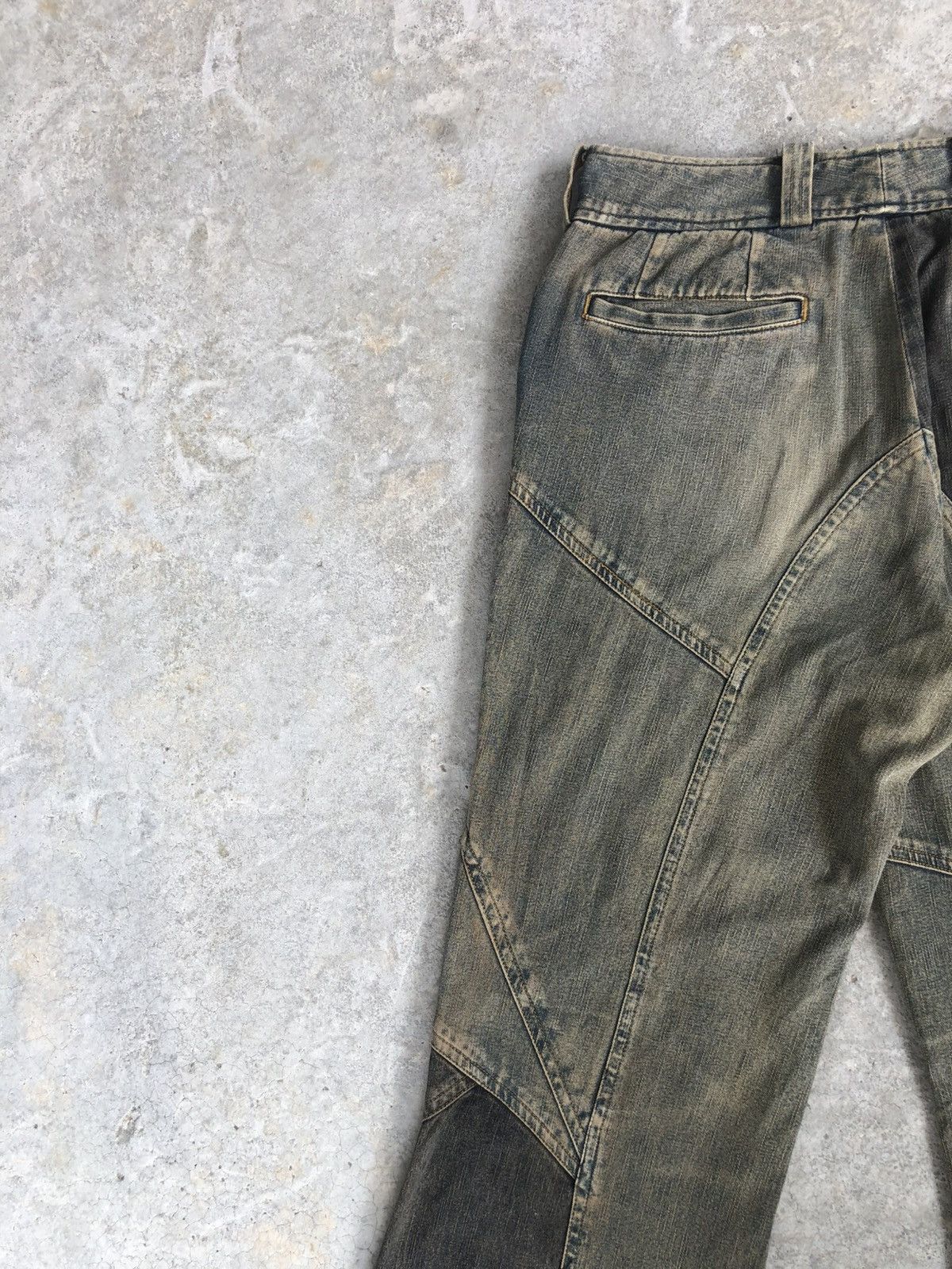 Tornado Mart Japanese Tornado Mart Flared Jeans Patchwork Distressed Size US 29 - 9 Thumbnail