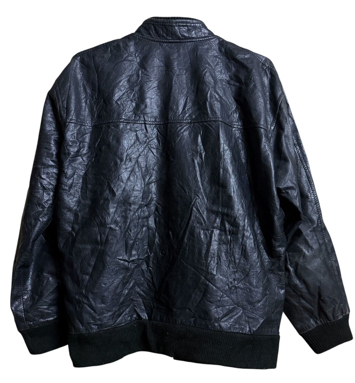Japanese Brand Jacket Leather Motorcycle Vintge Size US L / EU 52-54 / 3 - 2 Thumbnail