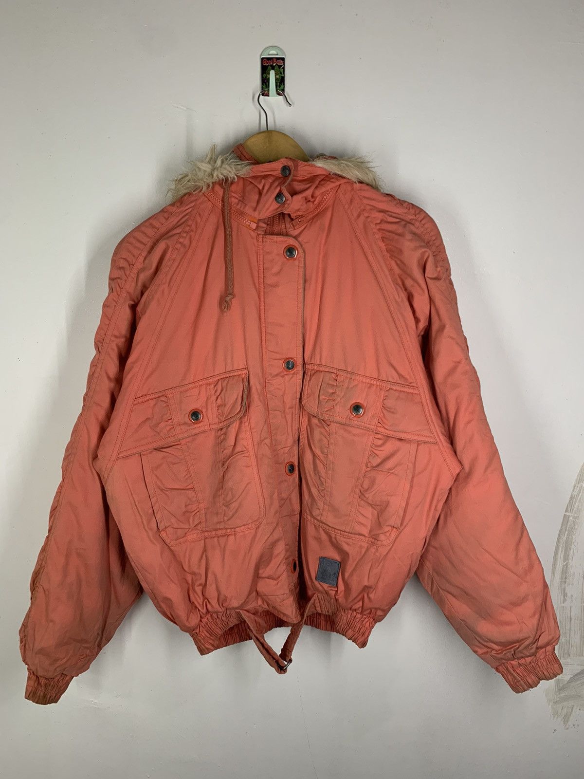 Designer × Japanese Brand × Vintage Vintage Hoodie Bomber Jacket Size US L / EU 52-54 / 3 - 2 Thumbnail