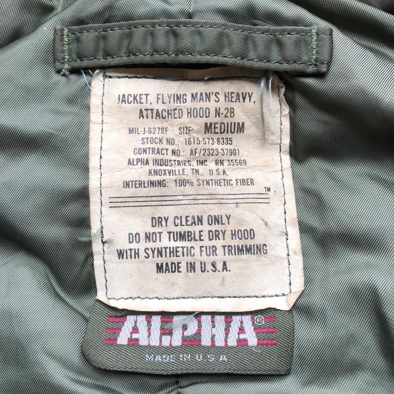 Alpha Industries Vintage 90s Alpha Industries N-2B Hoodie Bomber Jacket Size US M / EU 48-50 / 2 - 9 Thumbnail