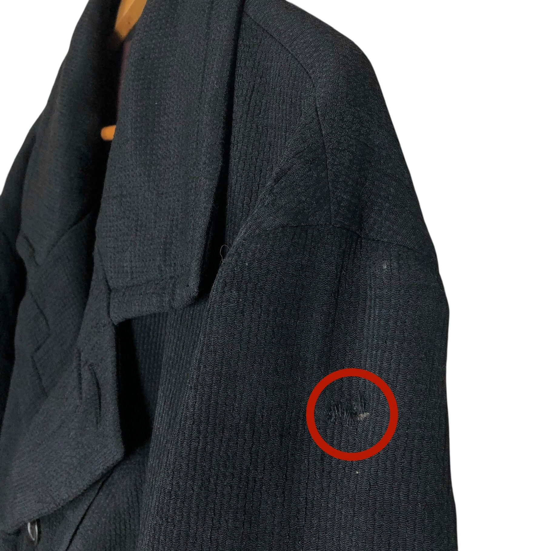 Issey Miyake Vintage Issey Miyake Men A/W 1995 Double Breasted Overcoat Size US L / EU 52-54 / 3 - 12 Thumbnail