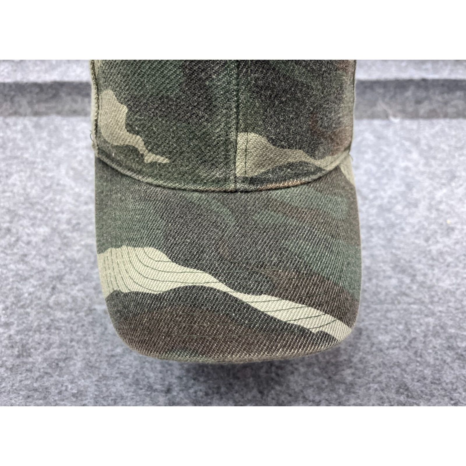 Vintage Green Camo Baseball Cap Adjustable One Size Cotton Outdoor Casual Mens Size ONE SIZE - 3 Thumbnail