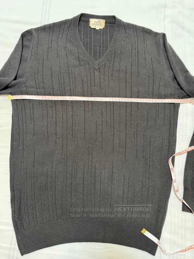 Hermes Hermes Cashmere,sweater 100% cashmere ,classic pattern Size US XL / EU 56 / 4 - 4 Thumbnail