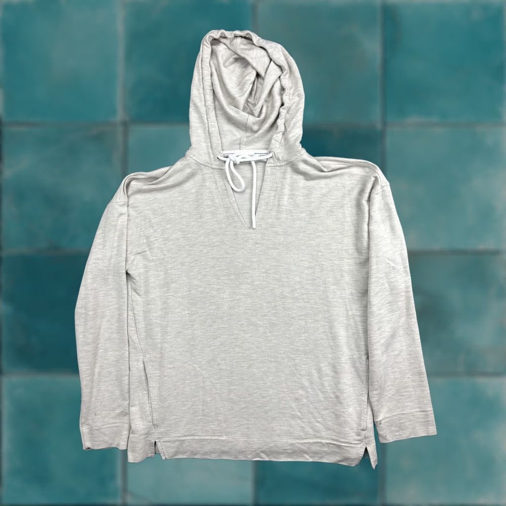 Vineyard Vines Vineyard Vines Hoodie Mens M Beige Lightweight V-Neck Pullover Stretch Jersey Size US M / EU 48-50 / 2 - 1 Thumbnail